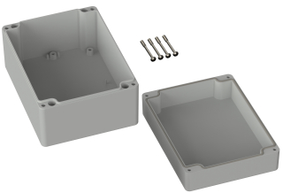 Universal Enclosure;  polycarbonate;  light grey; 160 mm x 120 mm x 90 mm; IP66