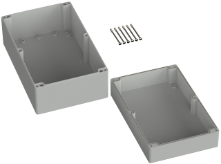 Universal Enclosure;  polycarbonate;  light grey; 250 mm x 160 mm x 119 mm; IP66