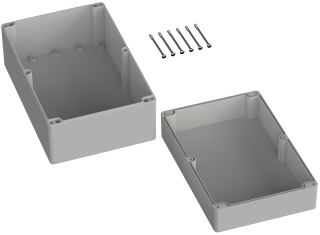 Universal Enclosure;  polycarbonate;  light grey; 240.3 mm x 160.3 mm x 120 mm; IP66