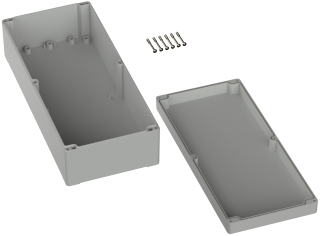 Universal Enclosure;  polycarbonate;  light grey; 360 mm x 160 mm x 100 mm; IP66