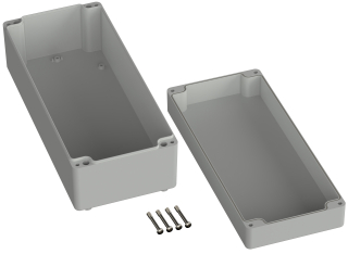 Universal Enclosure;  ABS;  light grey; 340 mm x 150 mm x 120 mm; IP66