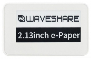 2.13-Inch Passive NFC-Powered E-Paper/E-Ink Display - No Battery Needed