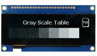 Graphic OLED Display Module; COF+FR+PCB; 3.12" 256x64; White; SSD1322 Controller; Interface: 6800, 8080, SPI; Support Grayscale; FT6336U Cap. Touch