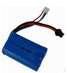 Rechargeable Battery, Lithium Ion, Capacity 1.2Ah, Vnom 3.7V, L50.2xD16mm
