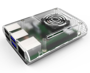 ABS Enclosure Transparent Case for Raspberry Pi 4 B