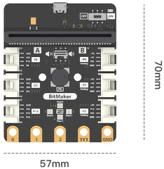 BitMaker - Grove Expansion Board for Micro:bit (6 Grove ports)