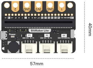 BitMaker Lite - Grove Expansion Board for Micro:bit (3 Grove Ports)