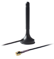 Mobile Magnetic Antenna; 699~868MHz/1850~2690MHz; Linear Polarization; 3m RG174 Cable; SMA Male Connector