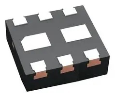 Bipolar Transistor Array, NPN+PNP, 45 V, 500 mA, 500 mW, 160-400 HFE, DFN1412
