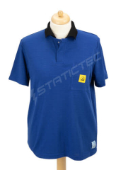 Синя тениска с дълъг ръкав, XL