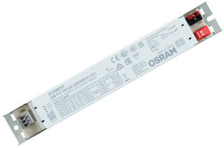 Linear LED power supply CC, 31.5-75.6W, Nom. output voltage 90-216V, Nom. output current 350/400/500/550mA switched mode, IP20, 210x30x21mm, Non SELV