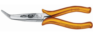 Telephone pliers, 200mm, long bent jaws || DISCONTINUED