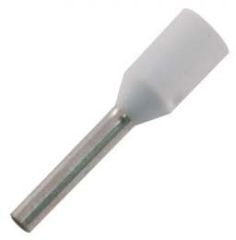 DIN system cord end terminal, 0.5 mm2 , 16 mm (10 mm contact)