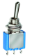 SPDT ON-ON; 3A/250VAC; 6A/125VAC; 4A/30VDC; Solder terminals; -40°C to +85°C