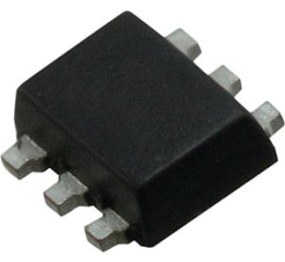 Dual MOSFET, Complementary N (60V, 500mA, 1.3ohm) and P (-60V,-360mA, 4ohm) Channel