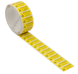 label "Attention ESD Sensitive Products"-16x38mm, roll 1000pcs