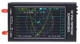 4.3 Inch 3GHz Vector Network Analyzer- 50kHz-3GHz Short Wave HF VHF UHF, sweep speed 400pts/s, Aluminum alloy case, and IPS LCD Screen