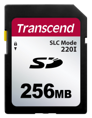 256MB SD Card, SLC mode, Wide Temp.; -40°C ~  85°C