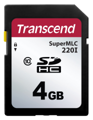 4GB SD Card Class 10, SLC mode, Wide Temp.; -40°C ~  85°C