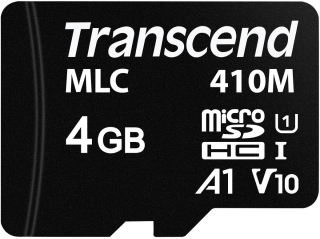 4GB microSD UHS-I U1 A1, MLC; -25°C ~  85°C