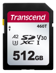512GB SD Card  A2  U3/V30, 3D TLC BiCS5; -25°C ~  85°C