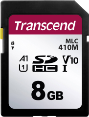 8GB SD Card UHS-I A1 U1, MLC; -25°C ~  85°C