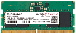 8GB DDR5 4800 SO-DIMM 1Rx16 1Gx16 CL40 1.1V