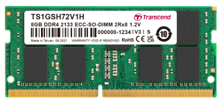 8GB DDR4 2133 ECC-SO-DIMM 2Rx8 512Mx8 CL15 1.2V