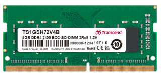 8GB DDR4 2400 ECC-SO-DIMM 1Rx8 1Gx8 CL17 1.2V