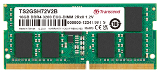 16GB DDR4 3200 ECC-SO-DIMM 2Rx8 1Gx8 CL22 1.2V