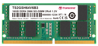 16GB DDR4 2666 SO-DIMM 2Rx8 1Gx8 CL19 1.2V