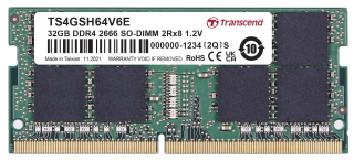 32GB DDR4 2666 SO-DIMM 2Rx8 2Gx8 CL19 1.2V