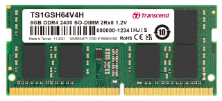 8GB DDR4 2400 SO-DIMM 2Rx8 512Mx8 CL17 1.2V