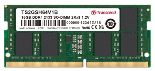 16GB DDR4 2133 SO-DIMM 2Rx8 1Gx8 CL15 1.2V