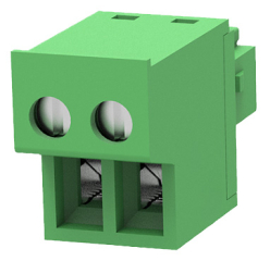 8A 250V AC 3. 5mm, female, green