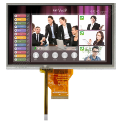 800x480, 7", 165x100x7.4mm; TFT+Capacitive Touch Panel
