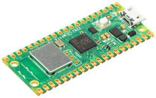 RP2040 133MHz Cortex M0+, 64KB SRAM, 2MB Flash. Mini SBC,  2.4GHz 802.11b/g/n