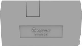 Разделителна плочка, DS2.5, сива