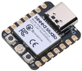 ESP32-C3 32-bit RISC-V SoC@160 MHz; SRAM 400KB; Flash 4 MB; WiFi 2.4MHz&BLE5.0; supported by Arduino/CircuitPython; 21x17.5mm