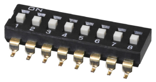 Micro switch, SPST, On-OFF, SMD, Flat actuator, 25mA/24VDC, 6.2x3.5x3.2mm
