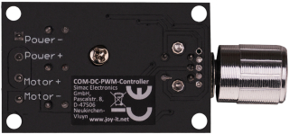PWM Control switch with capacitors and 2x 2 screw terminals on compact module