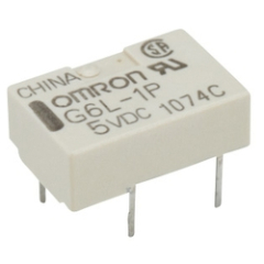 Extremely Thin Signal Relay, SPST-NO, Coil 12VDC, 800 Ohm, Contact, 125VAC/60VDC, 1.0A, 10x7.0x4.1, TH