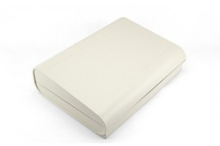 Desktop Box ABS, 218x140x76 mm, Gray (RAL 9002) IP65