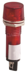 абажур 10 mm с LED, 12V, червен