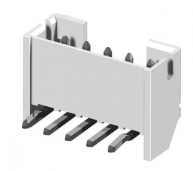 Connector Pin Header, R/A, P2.0mm, 1X5P, TH, 2A/100VAC/DC