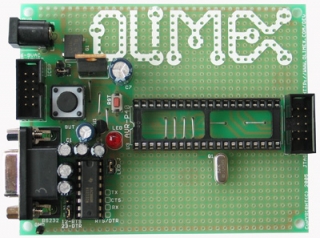 Прототипна платка за 40-pin AVR MCU, STKxxx прогр.