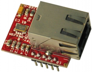 Най-малката развойна платка с ENC28J60 Ethernet controller