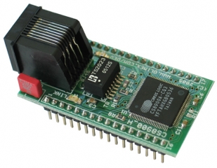 Ethernet controller header board with CS8900A