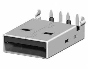USB съединител тип А; щифтов(plug) за платка