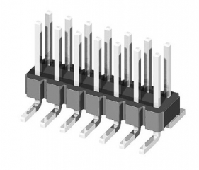 Pin Header, 2x5, Straight, SMD, Pin/Insulator=8.8/2.54mm, P2.54mm, with Pick&Place Pad